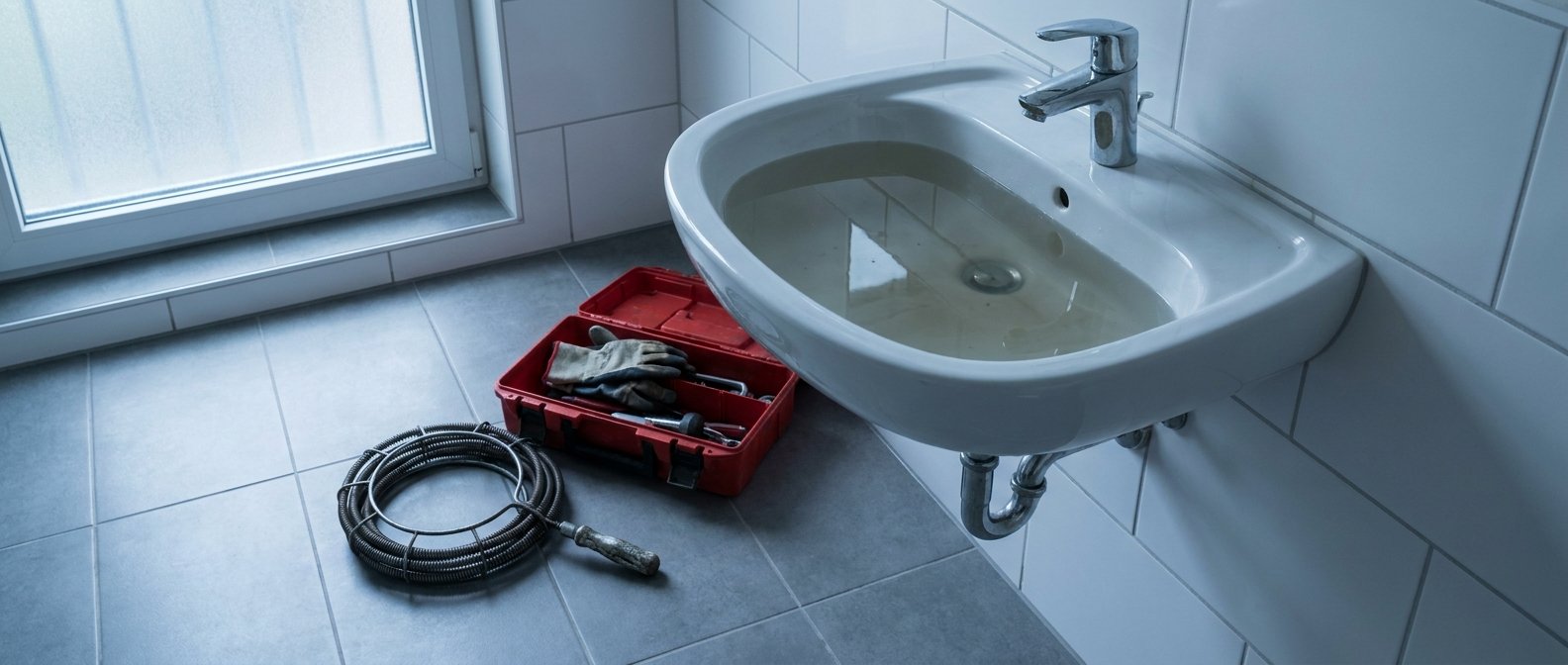 Rohrreinigung und Abflussverstopfung